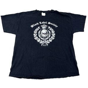 Vintage‎ Black Label Society Shirt Men XL 100 Proof Chaos Y2K Band Tee 2006